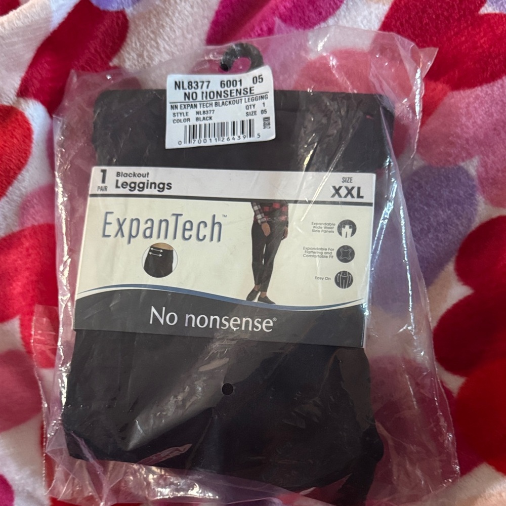 No Nonsense Blackout Leggings - Black